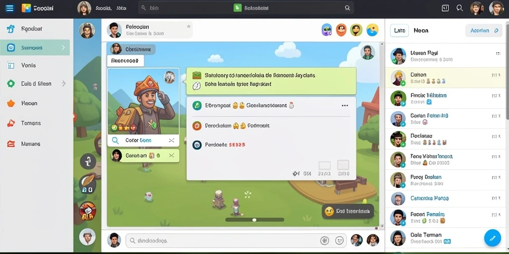 Screenshot menampilkan antarmuka permainan yang menarik.