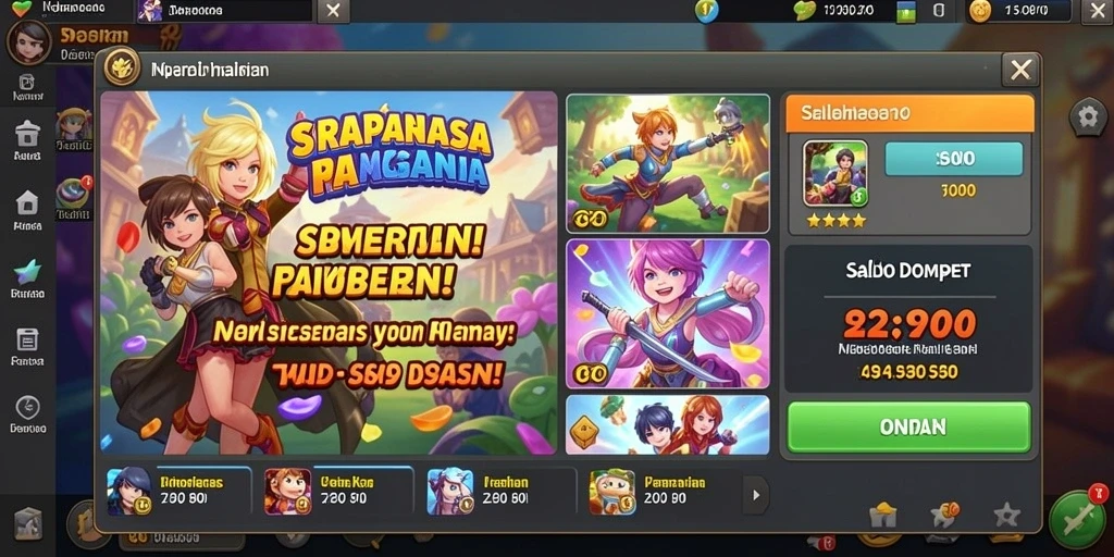 Tangkapan layar menampilkan karakter utama dalam aksi.