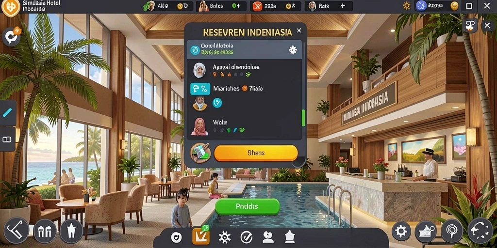 Tampilan antarmuka yang menarik dan user-friendly.