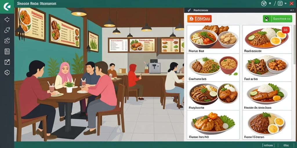 Tampilan menu utama yang menarik dan mudah dinavigasi.