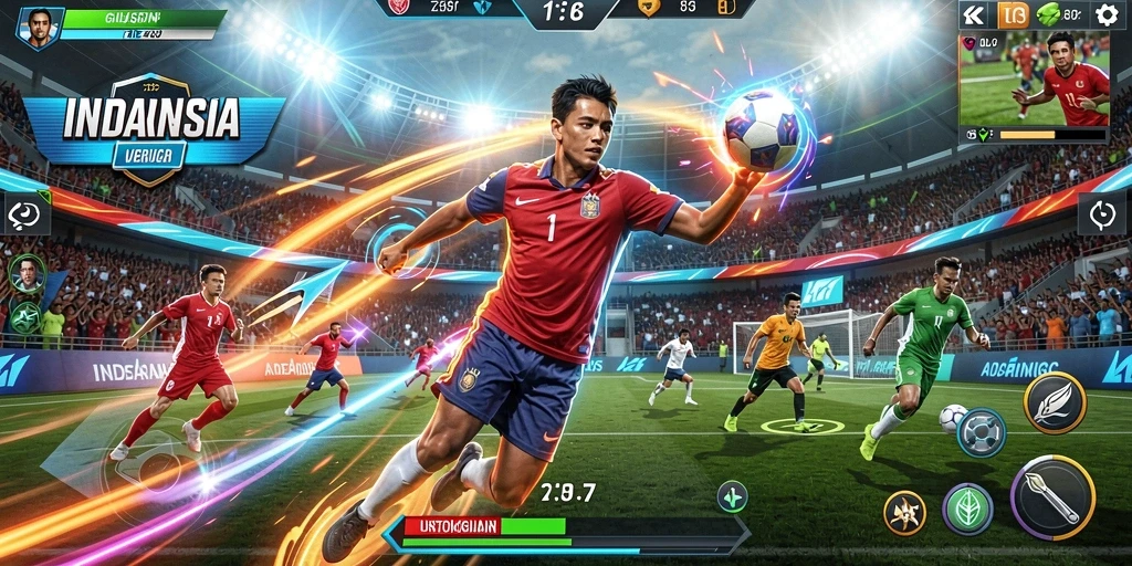 Tampilan awal permainan yang menarik dan interaktif.