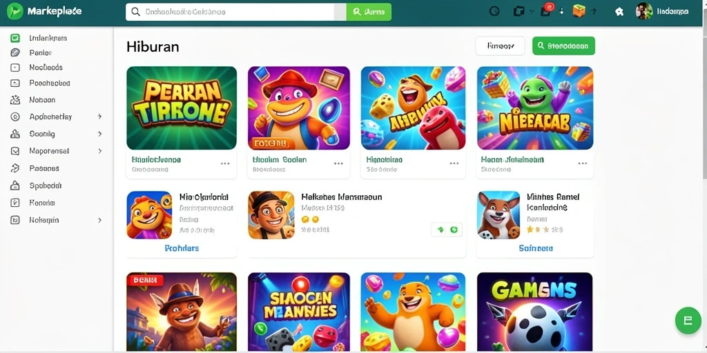 Tampilan antarmuka yang modern dan menarik.