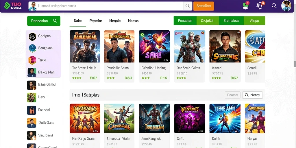 Tampilan karakter yang bisa disesuaikan dengan berbagai skin.