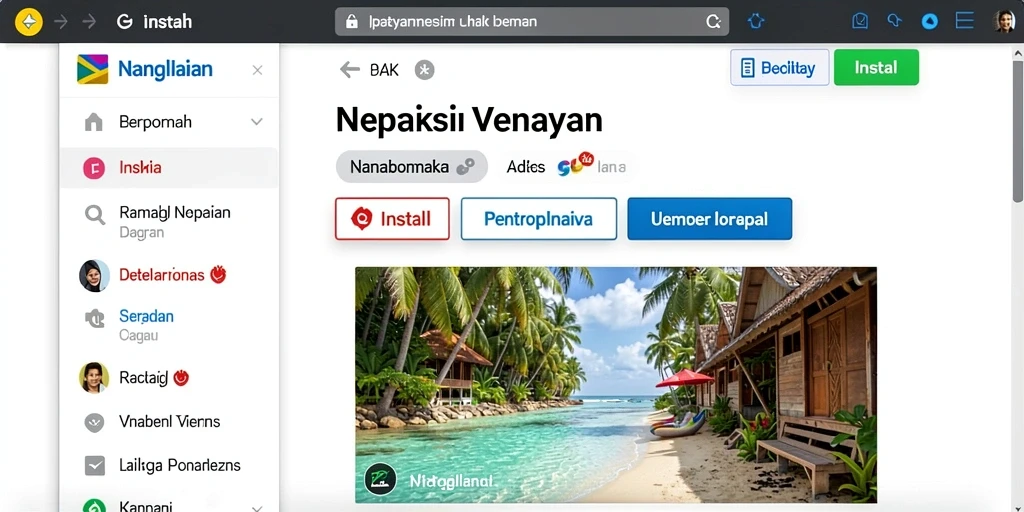 Tampilan awal permainan yang memukau dan interaktif.