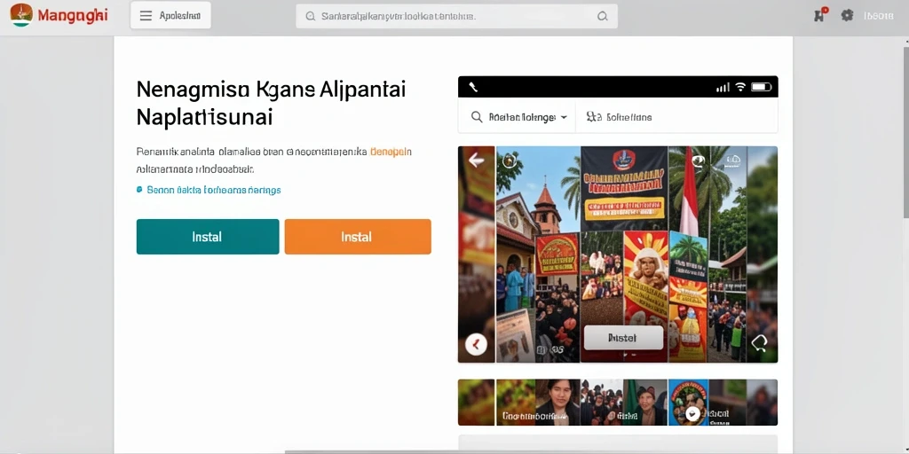 Tampilan antarmuka user-friendly yang menarik.