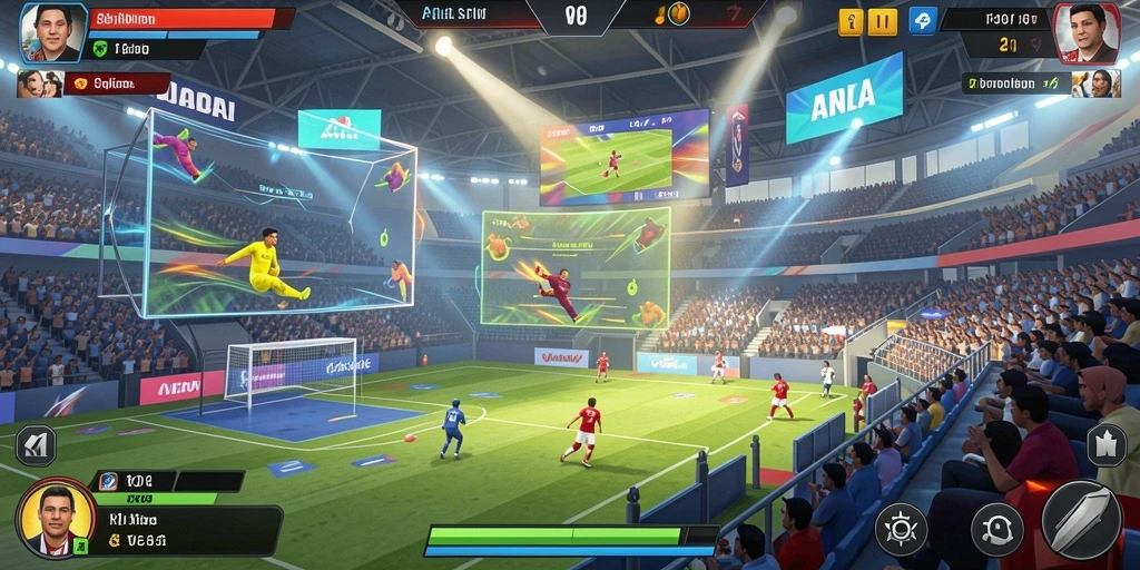Tampilan utama game RPWIN1 yang menarik.