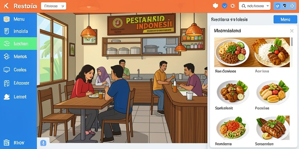 Tampilan utama S80 yang menarik dan user-friendly.