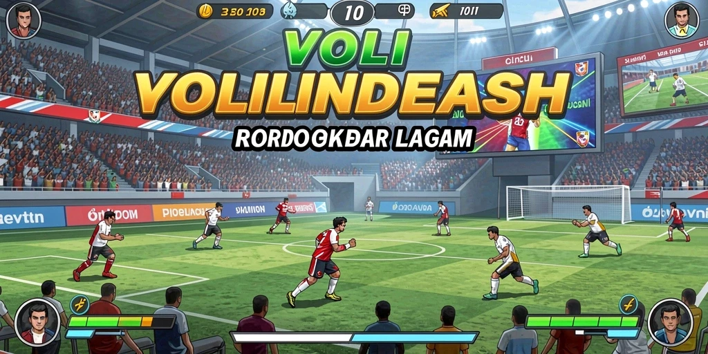 Karakter utama dalam aksi melawan monster.