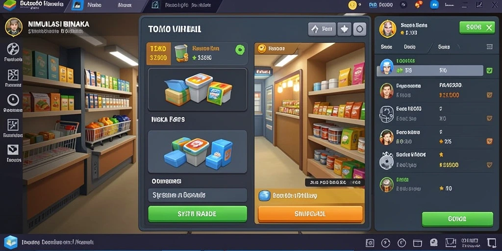 Tampilan antarmuka yang user-friendly dan atraktif.