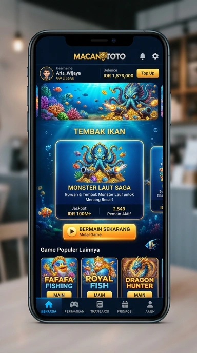 Pratinjau antarmuka macantoto — aplikasi APK resmi Android v2.9.7